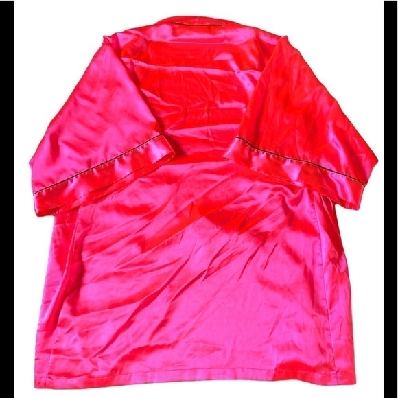 La SENZA - Vintage neon pink satin robe - Picture 2 of 4